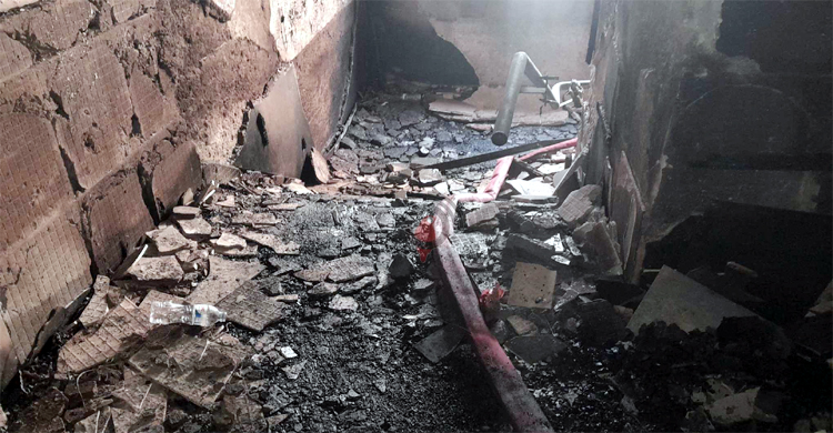 সচিবালয়ের সাত নম্বর ভবন: ছয় থেকে নয় তলা পুড়ে ভস্ম